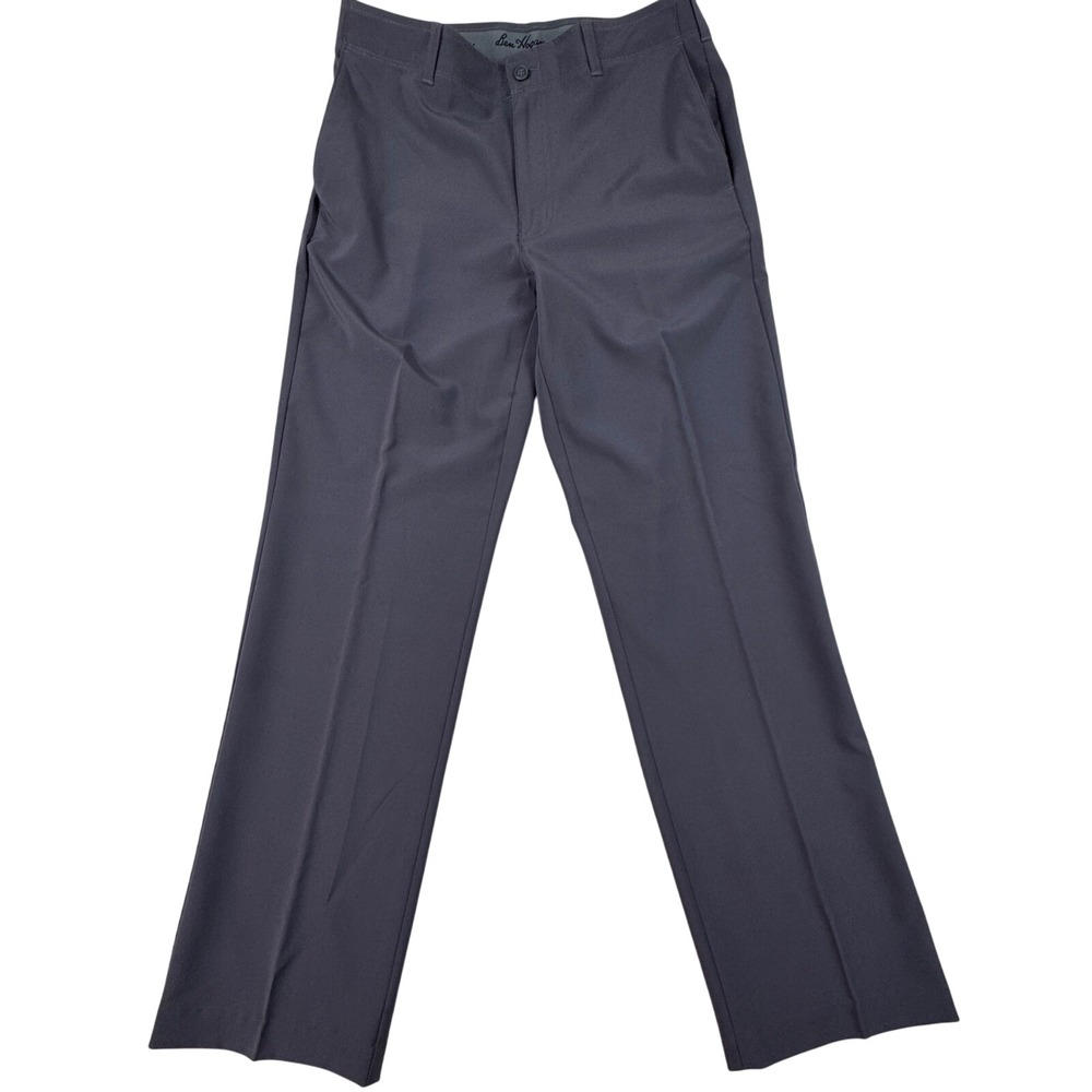 Ben Hogan Mens Dress Pants 32x32 Gray Lightweight Golf Performance‎